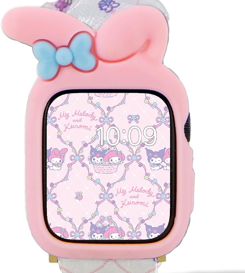 Sonix x Sanrio Apple Watch Cover | Bumper Case for Apple Watch | Protective Silicone Cover | Fits 38mm/40mm/41mm | My Melody - Pink - Image 1